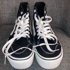 Women’s platform vans, size 7.5
